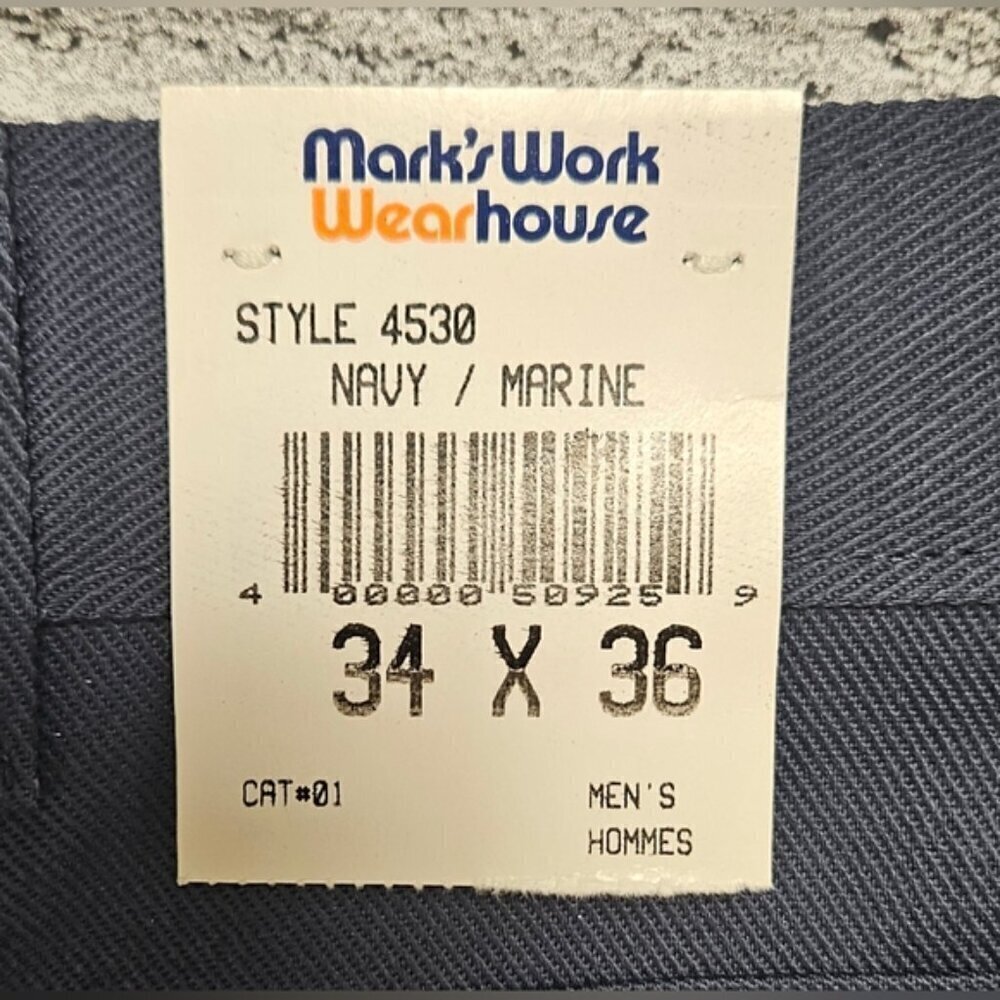 Vintage 90's Mark's Work Wearhouse Twill Work Pants NWT - Picture 13 of 14